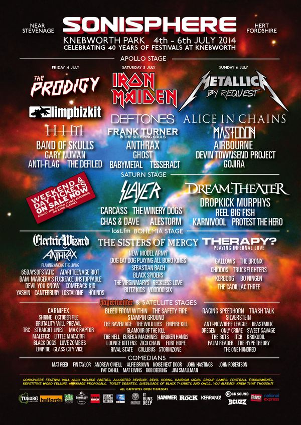 Sonisphere 2014 Tickets and Dates - See Tickets